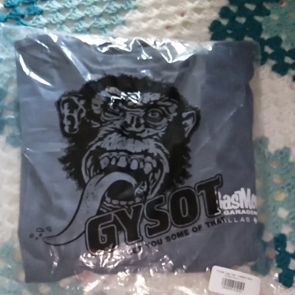 Gas Monkey XL Blue Mens Shirt